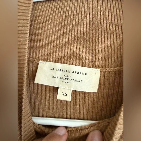 Sezane Harper Dress in light camel XS - Picture 5 of 12